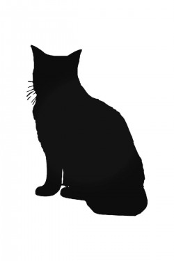 Tabby Cat Sticker Araba Oto Arma Duvar Çıkartma 20 cm