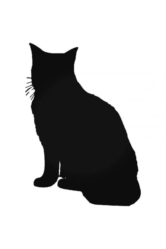 Tabby Cat Sticker Araba Oto Arma Duvar Çıkartma 20 cm