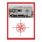 Pusula Sticker 25x25cm 1 Adet Oto Sticker - Kamp Karavan Sticker