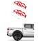 Off Road Dağ Ve 4x4 Sport Sticker 2 Adet 43x32cm
