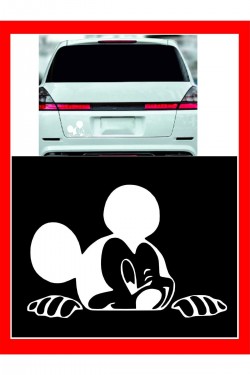 Mikimause Göz Kırpan - Oto Sticker 15*10cm - Araba Sticker - Oto Sticker-orjinal Ürün Garantisi