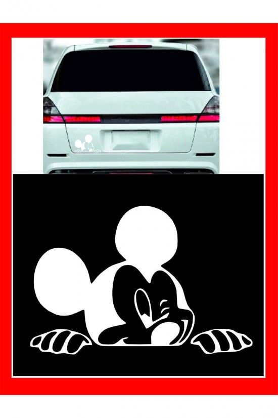 Mikimause Göz Kırpan - Oto Sticker 15*10cm - Araba Sticker - Oto Sticker-orjinal Ürün Garantisi Mikimause Göz Kırpan - Oto Sticker 15*10cm - Araba Sticker - Oto Sticker-orjinal Ürün Garantisi