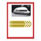 Araba Aynası Için Şerit Sticker - Oto Sticker - Araba Sticker - 20cm X 2,5 Cm 2 Adet