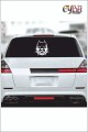 Tasmalı Pitbull Sticker 15*15 Cm - Oto Sticker - Araba Çıkartma
