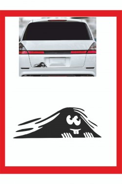 Yeni Trend Sevimli Bakan Adam Sticker - Oto Sticker - 20*7 cm