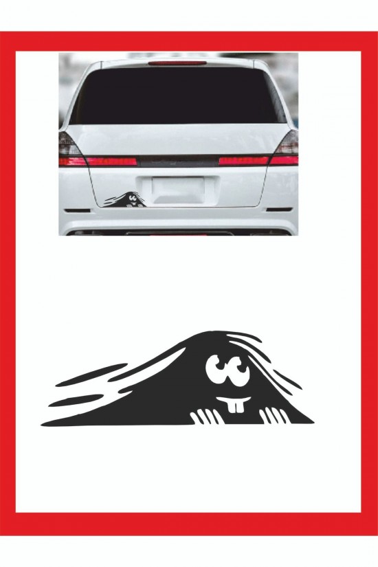 Yeni Trend Sevimli Bakan Adam Sticker - Oto Sticker - 20*7 cm