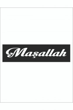 Maşallah Oto Sticker 33x6 Cm