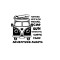 Adventure Awaıts Karavan Kamp Sticker gezi 35 X 40 cm