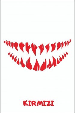 Monster sivri diş far Sticker Araba, Motorsiklet Far sticker