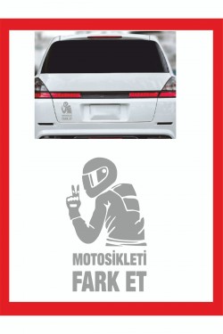 Motorsikleti Fark Et Sticker 15*9cm - Oto Sticker -araba Sticker -