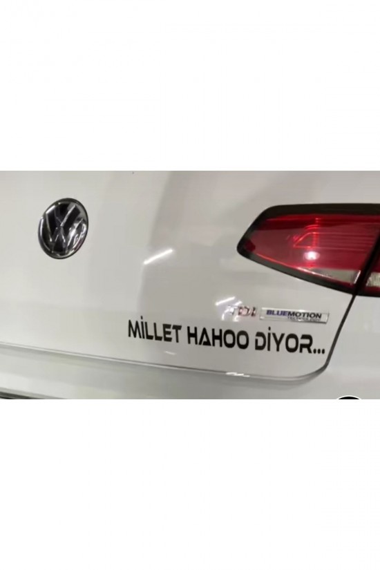 Millet Hepsi Hahoo Diyor Sticker 35x7 Cm
