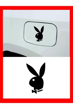 Playboy Sticker Yapıştırma - 9*15cm - Oto Sticker -araba Sticker