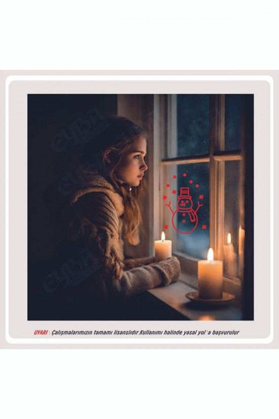 kardan adam yılbaşı sticker süs cam yapıştırma - oto sticker - karavan sticker kardan adam yılbaşı sticker süs cam yapıştırma - oto sticker - karavan sticker