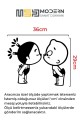 Komik Boy Girl Çocuk Pobaby Öpücük Araba Sticker 36cm