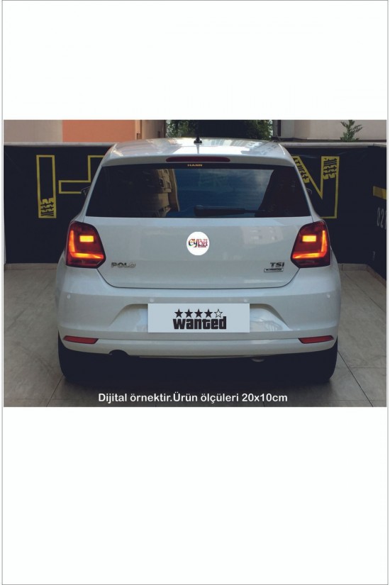 Wanted Sticker Araba, Motorsiklet, Kask, Laptop, Cam Sticker 20x10 Cm Wanted Sticker Araba, Motorsiklet, Kask, Laptop, Cam Sticker 20x10 Cm