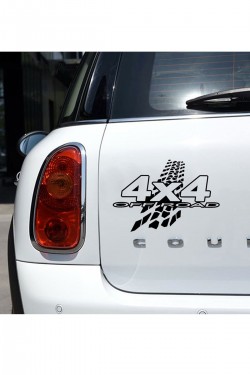 4x4 Off Road Araba Sticker 25cm