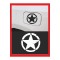 Askeri Yıldız Benzin Kapağı - Oto Cam - Oto Sticker 13*13cm