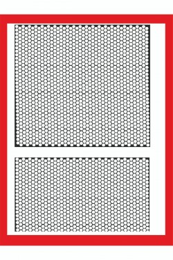 Mini Petek Kaplama Fiorino Arka Çamurluk Için 2 Parça 80*73cm - 80*44cm