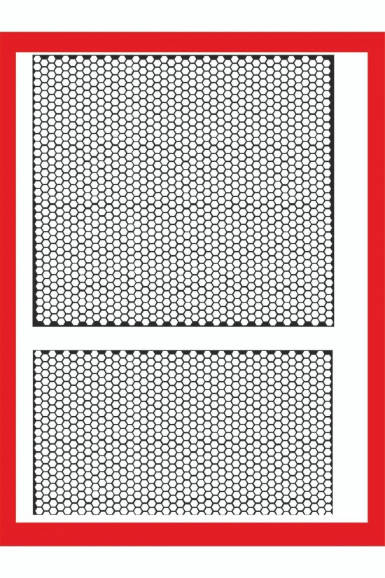 Mini Petek Kaplama Fiorino Arka Çamurluk Için 2 Parça 80*73cm - 80*44cm