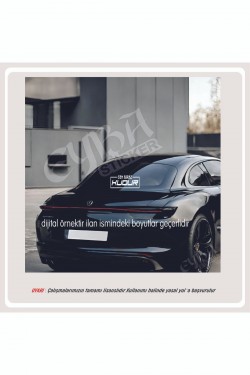 Sen biraz kudur 18x8cm oto sticker motor sticker karavan yapıştırma çıkartma taksi sticker