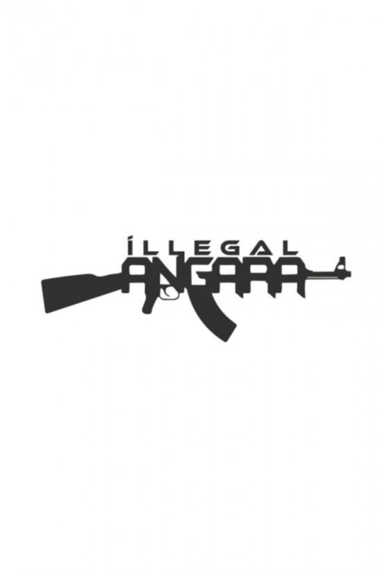Illegal Ankara Sticker Killegalankara 20cm X 7cm