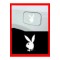Playboy Sticker Yapıştırma - 9*15cm - Oto Sticker -araba Sticker