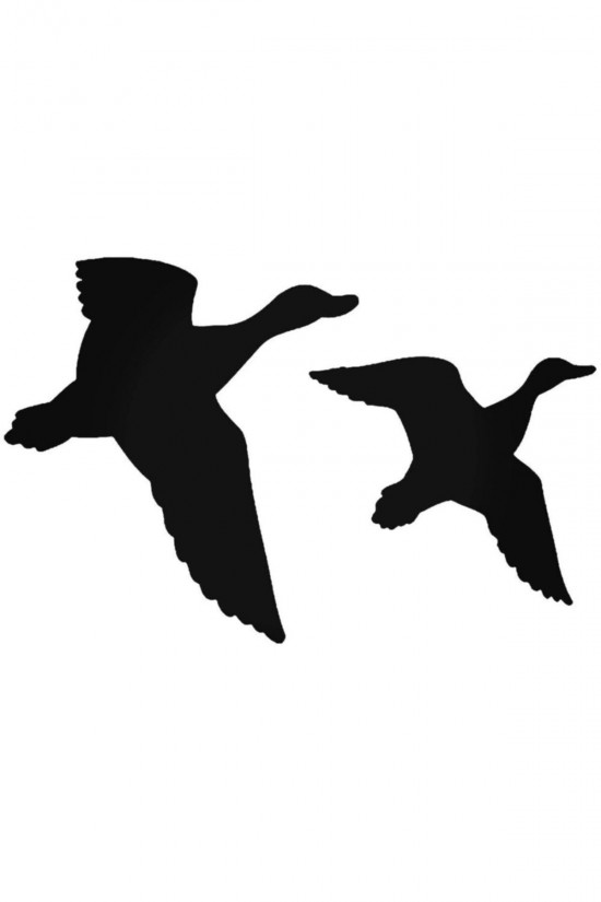 Duck 5 Sticker Araba Oto Arma Duvar Çıkartma 20 Cm