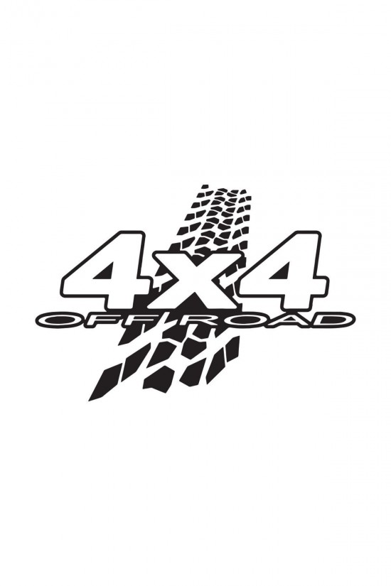 4x4 Off Road Araba Sticker 25cm