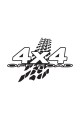 4x4 Off Road Araba Sticker 25cm