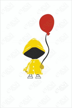 Pennywise Kayıp Çocuk Sticker 1 Adet 7x15cm