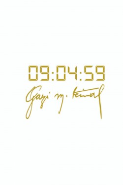 Gazi M.kemal Imza Sticker, Atatürk Imza Ve Saatli Sticker, Ikili Takım, 25*15 Cm, Oto Sticker