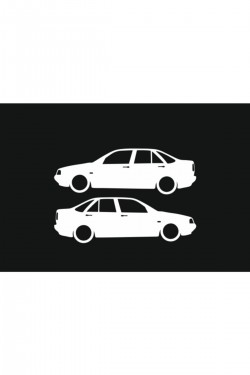 Tempra Basık Araç Sticker, Sağ Ve Sol Takım