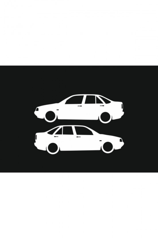 Tempra Basık Araç Sticker, Sağ Ve Sol Takım