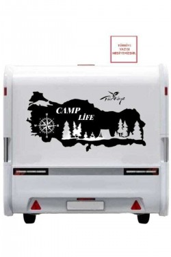 Türkiye Haritası Karavan Kamp Sticker Gezi Doğa Türkiye Haritası Karavan Kamp Sticker Gezi Doğa