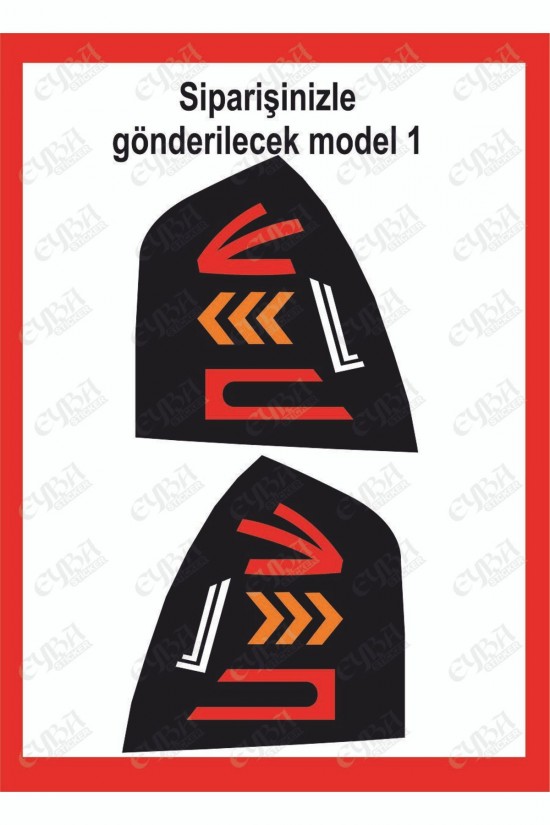 Hyundai Era Stop Farı Led Görünümlü Folyo Kaplama -orjinal Çizim-birebir Uyumlu-stop Kaplama Hyundai Era Stop Farı Led Görünümlü Folyo Kaplama -orjinal Çizim-birebir Uyumlu-stop Kaplama