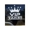 Vip taksi sticker 1 adet 30x30 cm beyaz renk