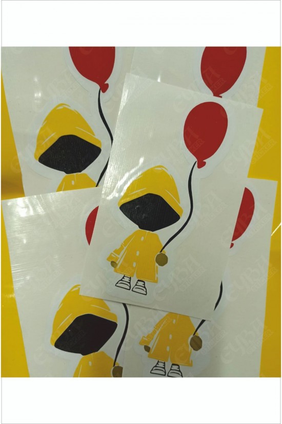 Pennywise Kayıp Çocuk Sticker 1 Adet 7x15cm