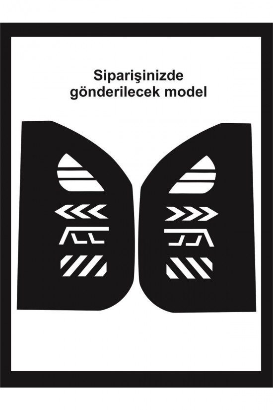 Courier Stop Farı Led Görünümlü Folyo Kaplama-stop Sticker Kaplama-orjinal Çizim-birebir Uyumlu Courier Stop Farı Led Görünümlü Folyo Kaplama-stop Sticker Kaplama-orjinal Çizim-birebir Uyumlu