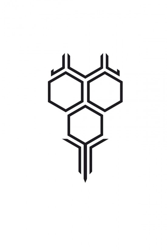 Petek Kaput Oto Sticker - Araç Sticker - 58*35cm