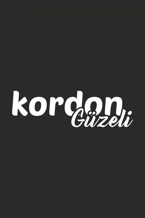 Kordon Güzeli Sticker Motosiklet Sticker, Oto Sticker 25 x 7,5 cm