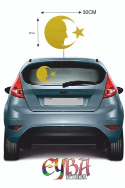 Türk Bayrağı Sticker Ay Yıldız Atatürk Araba Oto Sticker 30 Cm X 22 Cm Türk Bayrağı Sticker Ay Yıldız Atatürk Araba Oto Sticker 30 Cm X 22 Cm