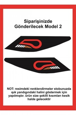 Hyundai Accent Blue Stop Farı Led Görünümlü Folyo Kaplama - Stop Kaplama Yeni Trend  Uyumlu