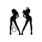 Sexy Angel Devil Girl Symbol 1 Sticker Araba Oto Arma Duvar Sticker Ev Dekoratif Çıkartma 20 cm