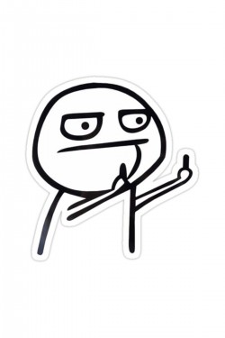 Orta Parmak Adam SİYAH Sticker Araba Oto Arma Duvar Sticker Ev Dekoratif Çıkartma 15 Cm