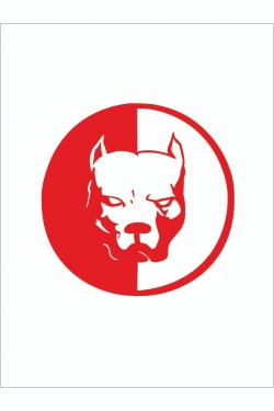 Pitbull Sticker 15*15 Cm - Oto Sticker - Araba Çıkartma