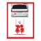 Salıncakta Sallanan Çocuklar Sticker - Oto Sticker - 18*15cm