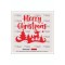 Merry cristimas yavru ceylan yılbaşı sticker süs cam kar tanesi yapıştırma