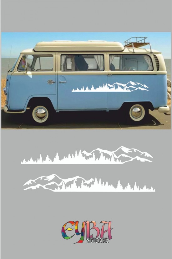 100x17 Cm 2 Adet Dağ Manzara Off Road Kamp Sticker Oto Sticker Araba Sticker Karavan Sticker 100x17 Cm 2 Adet Dağ Manzara Off Road Kamp Sticker Oto Sticker Araba Sticker Karavan Sticker