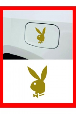 Playboy Sticker Yapıştırma - 9*15cm - Oto Sticker -araba Sticker