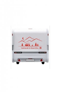 Camp Sticker Doğa- Dağ-çam-kamp-doğal-karavan- Piknik-araç Oto Araba Sticker